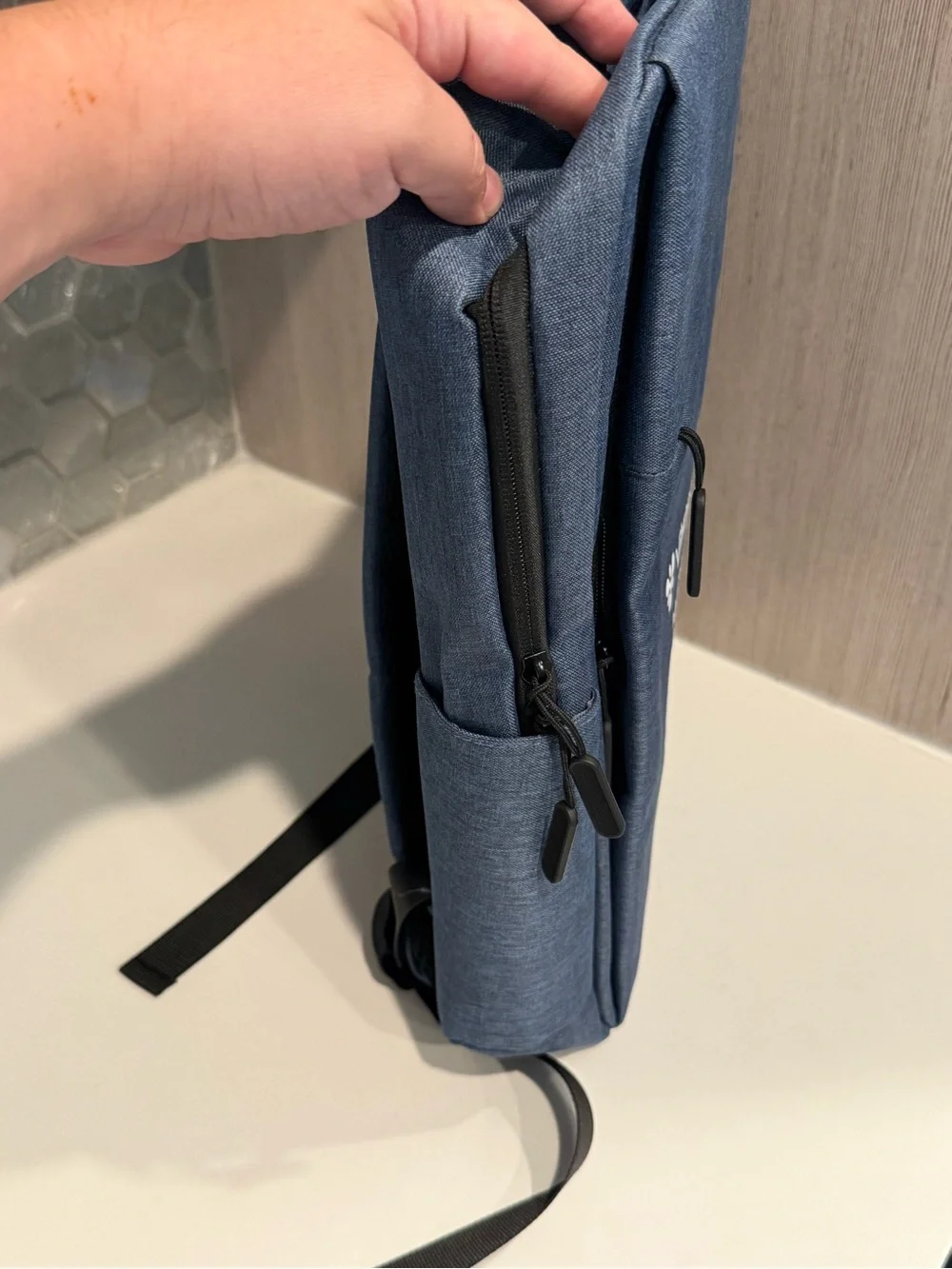 Vibrant Wellness A4M Blue Men’s Tech Backpack